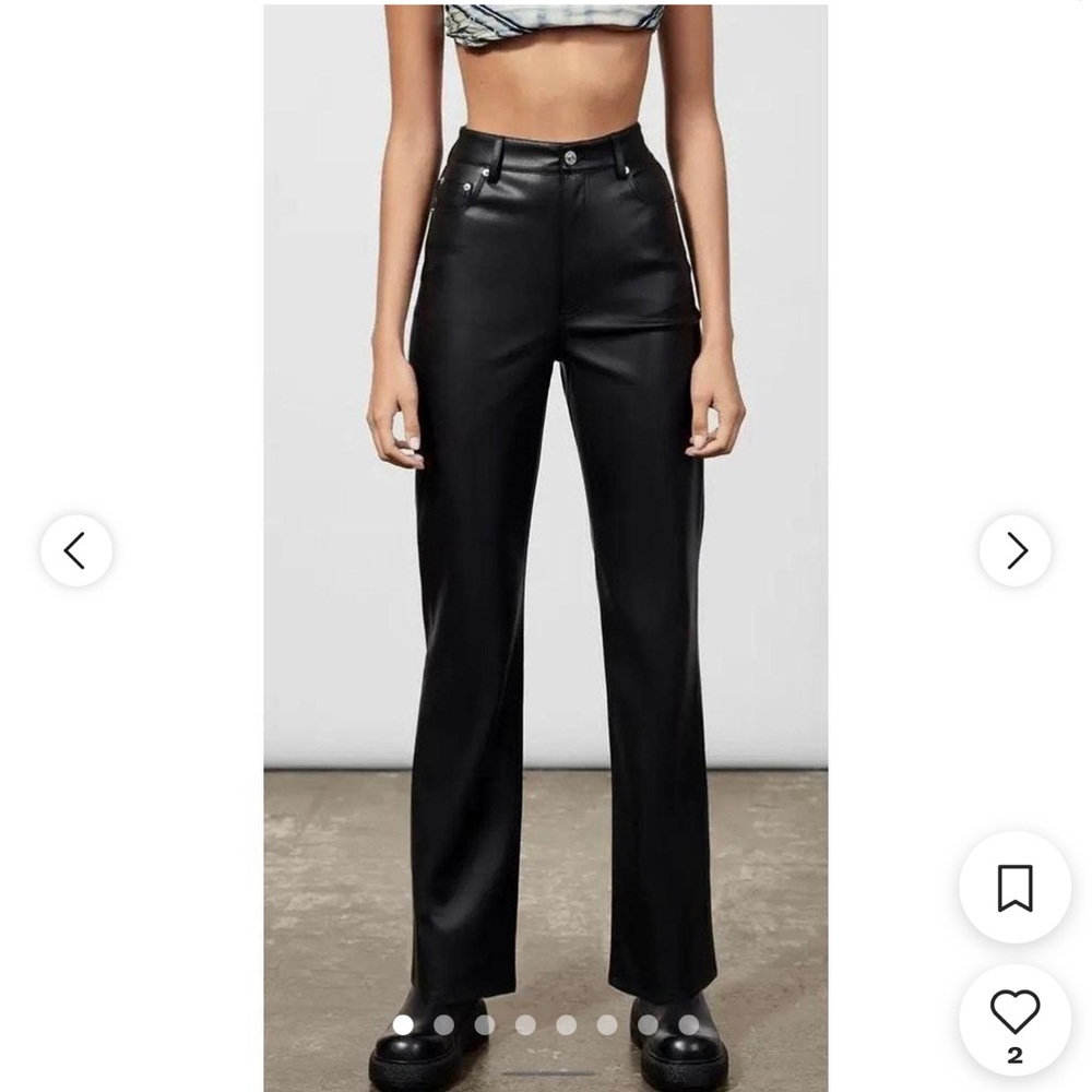 Zara Leather Pants
